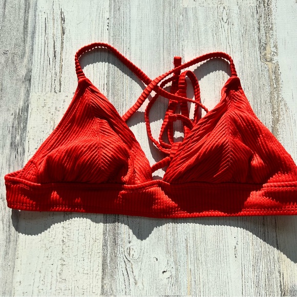 Xhilaration Red Bikini Top - Picture 1 of 4